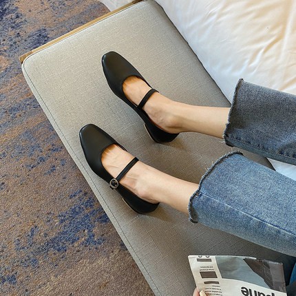 Giày Mũi Vuông 3 Phân Siêu Êm Về Hàng Mã TH_P3 | BigBuy360 - bigbuy360.vn