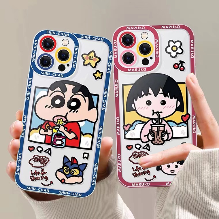 Ốp Điện Thoại Silicon Mềm Chống Sốc Họa Tiết Hoạt Hình Dễ Thương Cho Iphone 11 12 13 Pro Max Xr X Xs Max SE 2020 7 8 6 6S Plus
