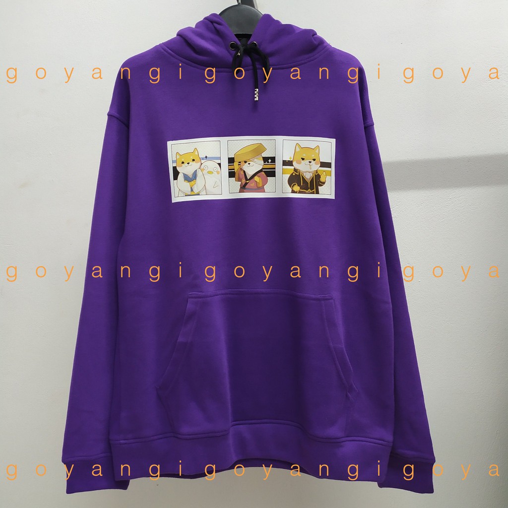 Áo khoác nỉ Hoodie có mũ Ulzzang Hàn Quốc in hình Gintama