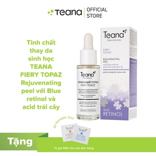 Tẩy da chết hóa học Teana Blue Retinol Fiery Topaz Rejuvenating peel cho