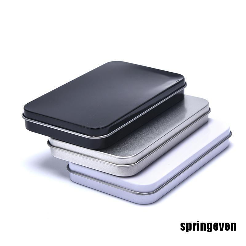 Hộp Thiếc Mini Hình Chữ Nhật Rỗng Dùng Đựng Quà Cưới
