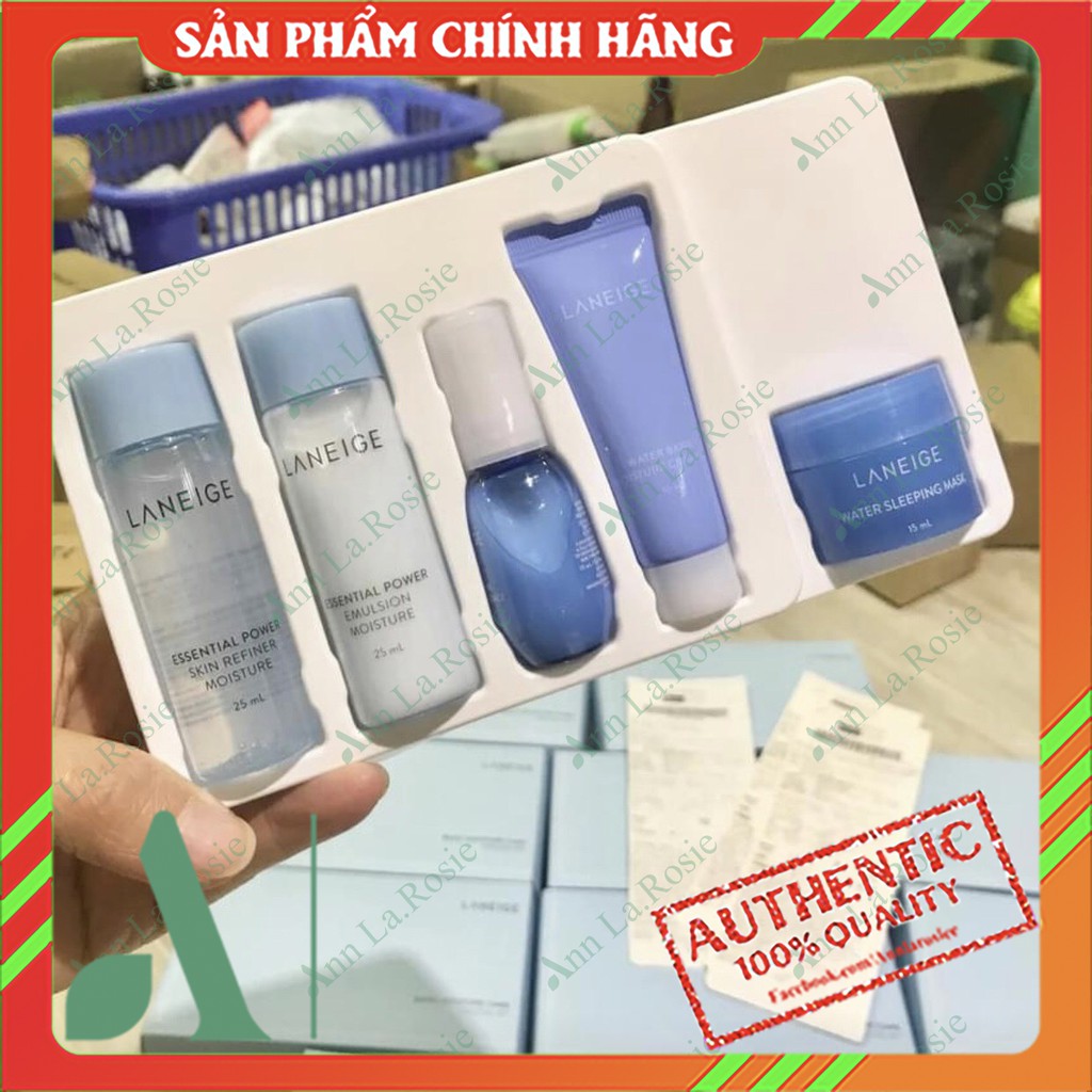 SET DƯỠNG DA LANEIGE 5sp cấp ẩm sâu, dưỡng trắng