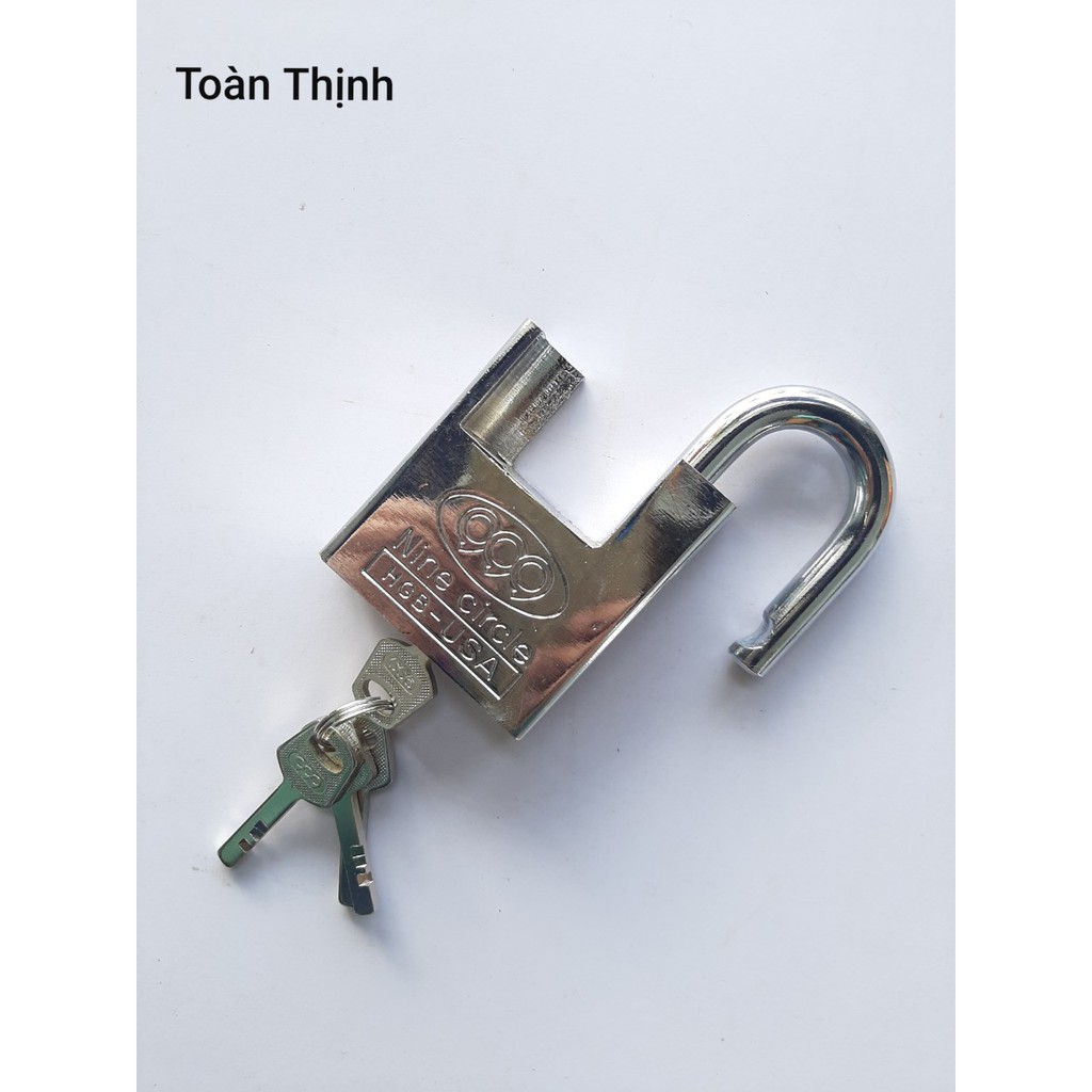 Ổ Khóa Chống Cắt Hiệu Nine Circle HGB, Size 50mm Và 60mm Chuẩn USA - Khóa Chống Trộm - Thép Chịu Lực