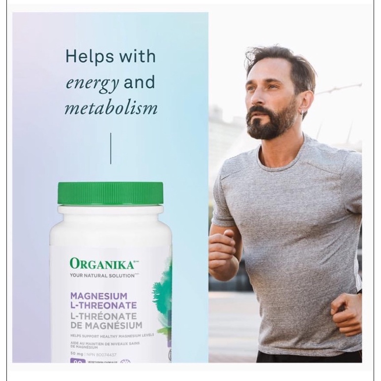 Viên uống bổ sung magnesium L-Threonate Organika 90 viên