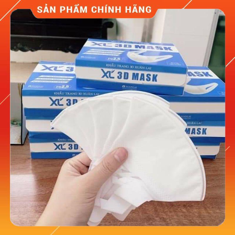 Khẩu Trang 3D MASK Chống Bụi PM 2.5 Kháng Khuẩn Xuân Lai Công Nghệ Nhật Hộp %0 Chiếc Dùng Cả Năm