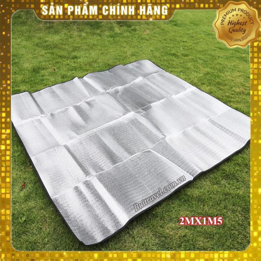 (CỰC RẺ) Thảm trải du lịch cách nhiệt tráng bạc GL4112. Thảm tráng bạc 2 lớp chống thấm