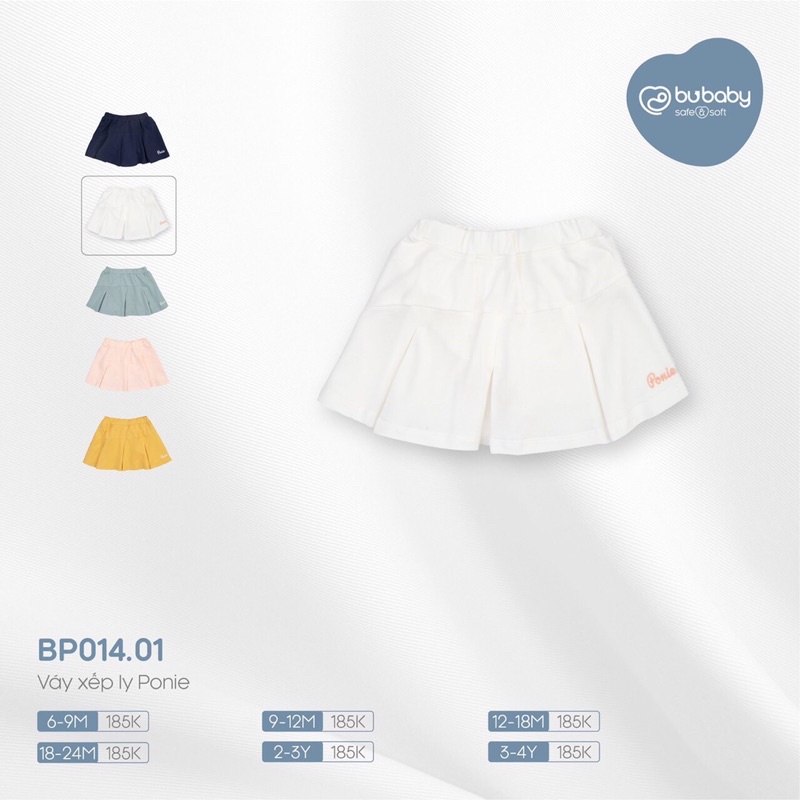 Chân vây xếp ly Ponie Bubaby