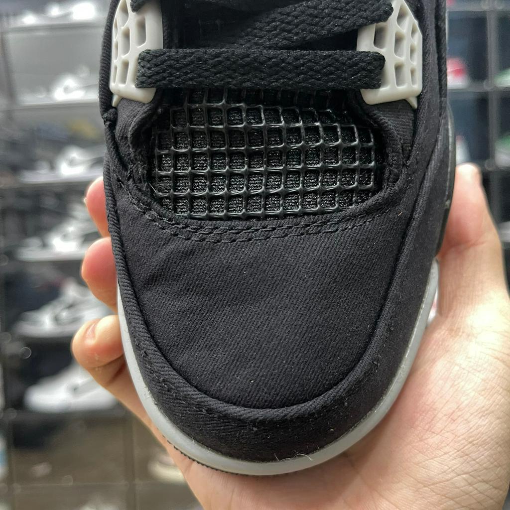 Giày JD4 Retro SE Black and Light Steel, AJ4 Đen Xám - Than.Shoes