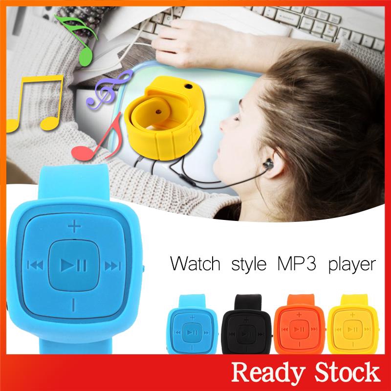 Máy Nghe Nhạc Mp3 Đeo Cổ Tay Hỗ Trợ Thẻ Tf