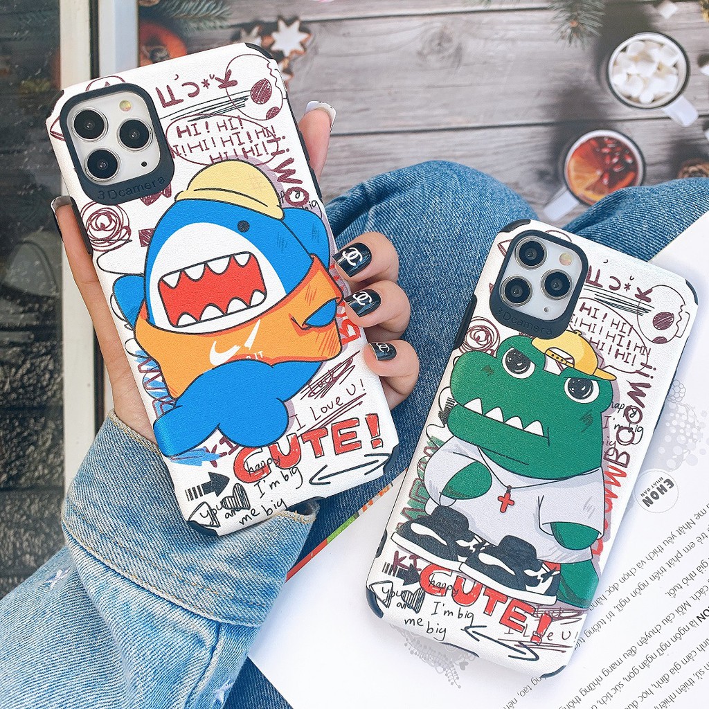 Ốp Lưng Da IMD Fish Cute I - R081