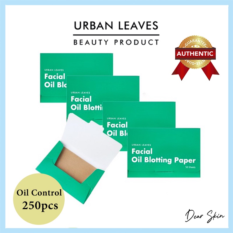 [Hàng mới về] Set 250 giấy thấm dầu Urban Leaves🇰🇷 chiết xuất giấy cây phong chất lượng cao | BigBuy360 - bigbuy360.vn
