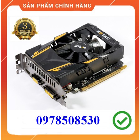 VGA card màn hình ZOTAC GT730 2GB D5 Chơi PUBG,Fifa,LOL