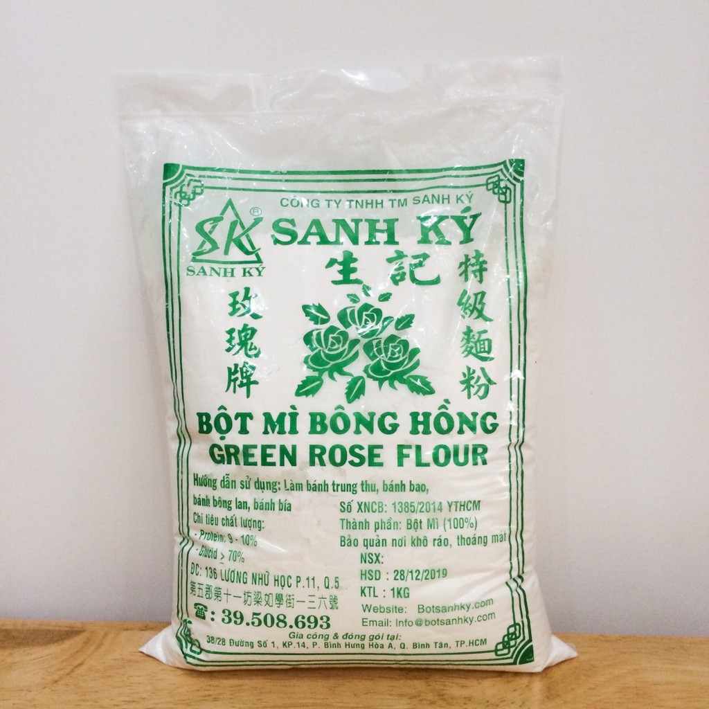 Bột Mì Bông Hồng Xanh Sanh Ký 1kg