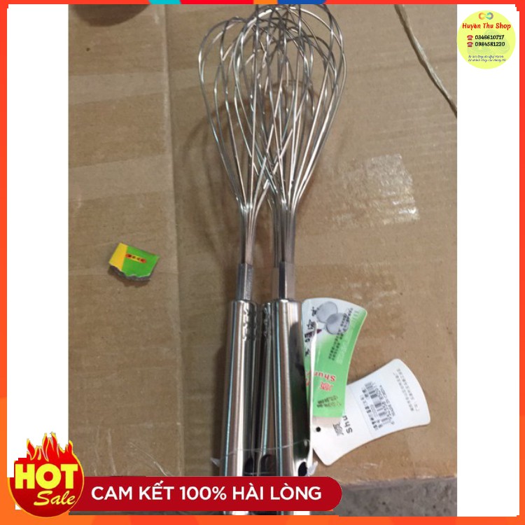 Dụng cụ đánh trứng inox 22cm