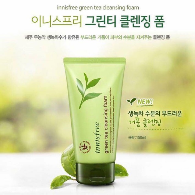 Sữa rửa mặt trà xanh Innisfree