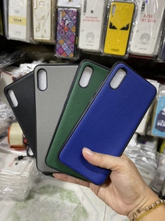 Ốp lưng Xiaomi redmi 9A dẻo kiểu da vân logo