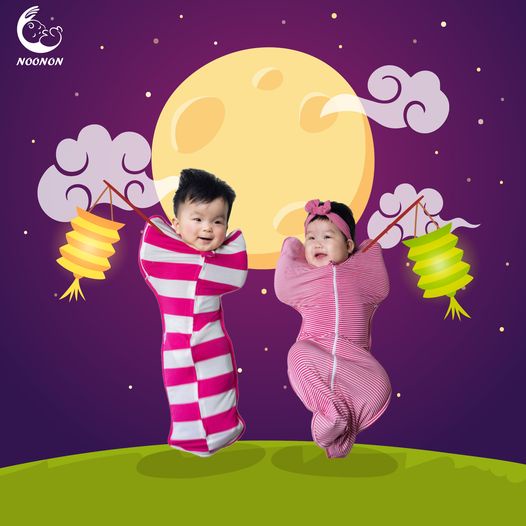 Nhộng Chũn Sơ Sinh Tới 6 Tháng Giúp Bé Ngủ Ngon - Noonon NCD02