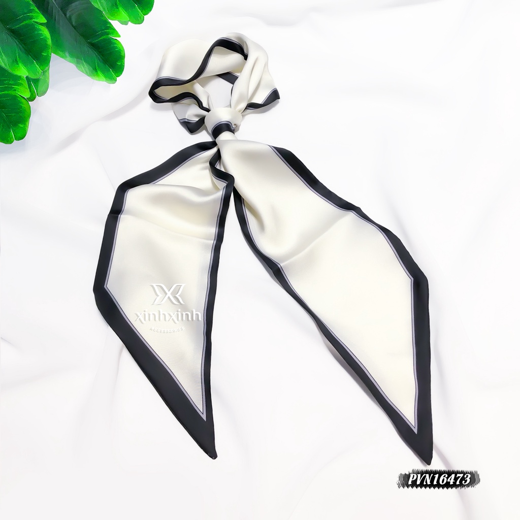 Khăn dài nhỏ viền trơn - Xinh Xinh Accessories