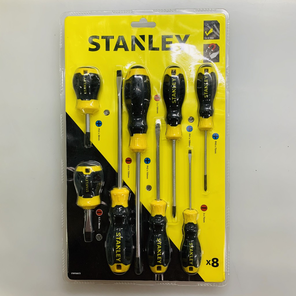 Bộ tô vít từ 8 cây STANLEY STMT66673