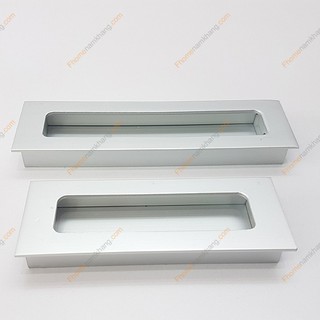 Tay nắm âm tủ bằng nhôm mờ NK012 (Màu Nhôm Mờ)