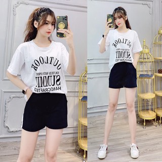 [CAO CẤP] Bộ đồ thể thao nữ form rộng  siêu cute TT404 [ NHẬT-HÀN QUỐC]