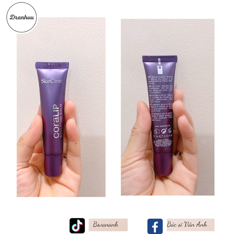Son dưỡng mềm môi, căng mọng Coralip