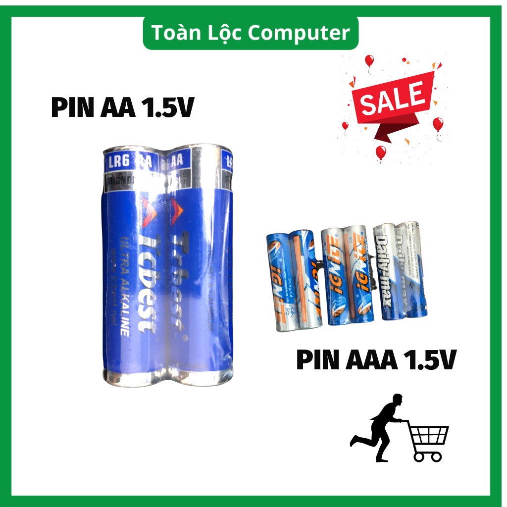 Pin AA, Pin đũa nhỏ TCBEST 1,5V Siêu Bền, Hàng Chính Hãng