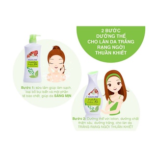 Sữa dưỡng thể Hazeline Matcha lựu đỏ chai 370ml