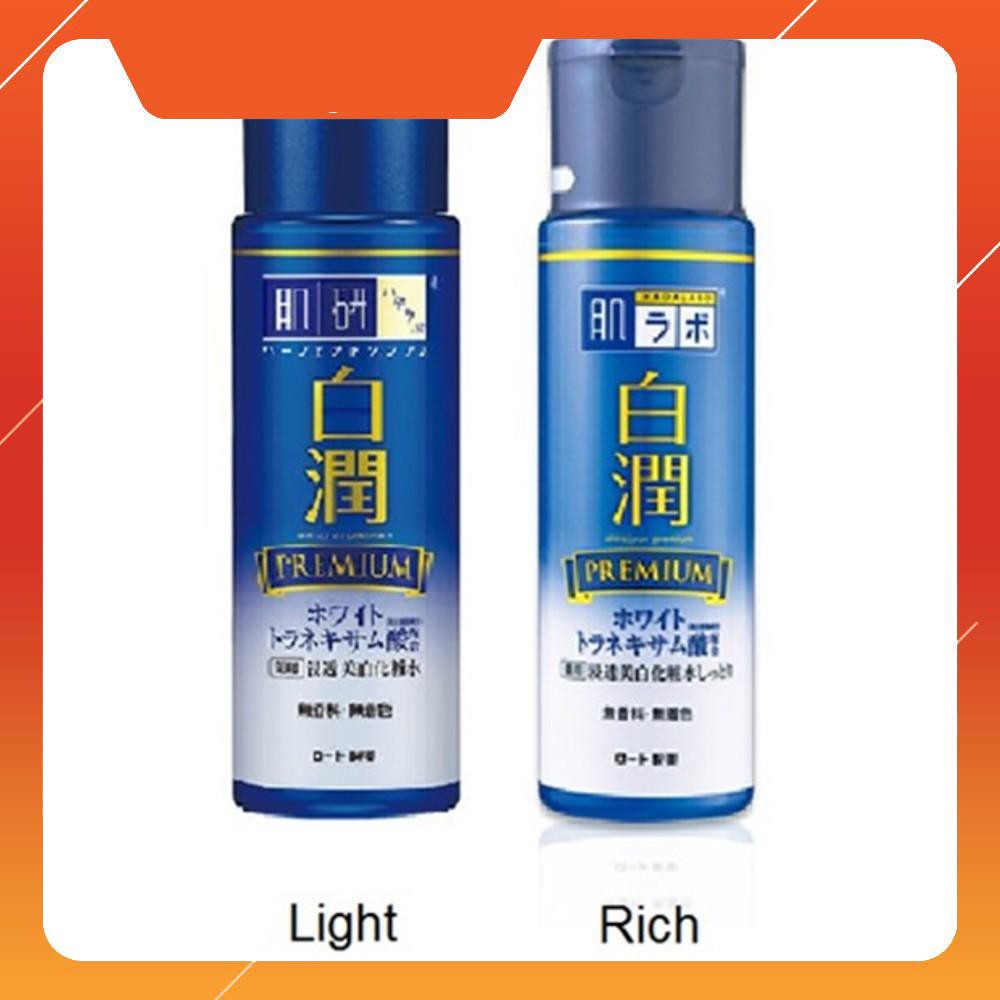 Nước Hoa Hồng Hada Labo Gokujyun  Premium Màu Xanh Dương 170 ml chuẩn hàng nhật giá tốt