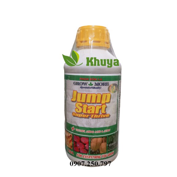 Phân bón lá Growmore Jump Start Super Thrive 1 lít Vitamin, Amino Acid & Auxin