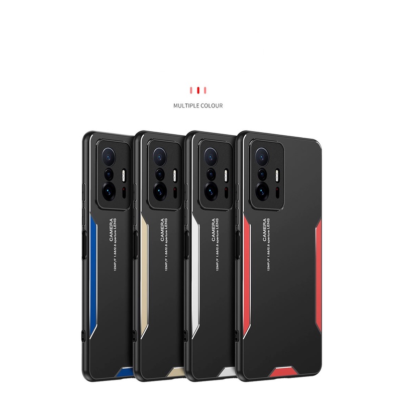 Ốp điện thoại kim loại chống trượt chống rơi cho xiaomi mi 11t 11t pro