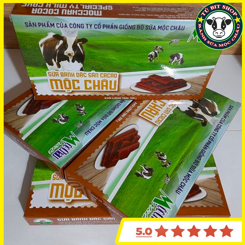 Sữa Bánh Cacao Đặc Sản Mộc Châu (hàng chuẩn công ty - Date mới nhất)