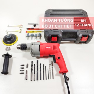 Máy khoan tường ACZ 6713 SET 33 chi tiết - BH 12 tháng