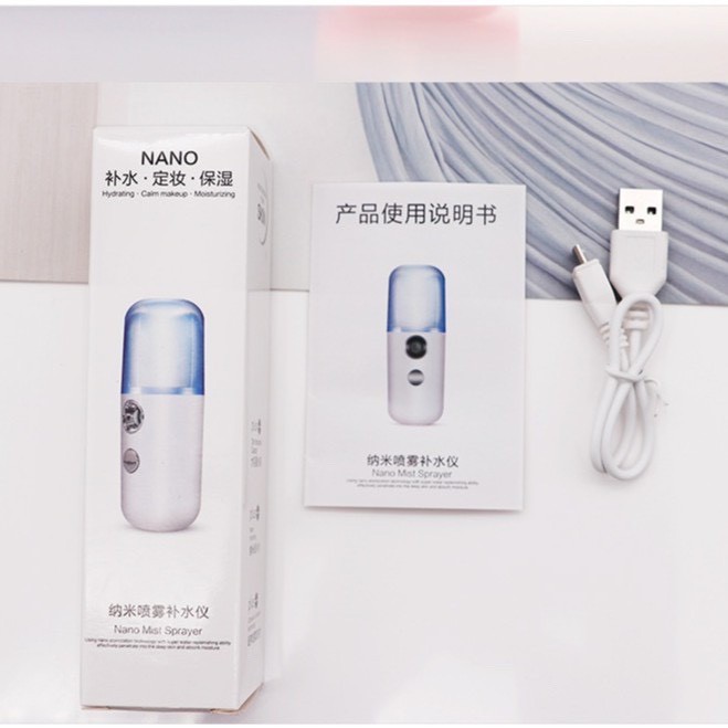 Máy phun sương mini nano cầm tay phun sương giữ ẩm cho làn da MX31