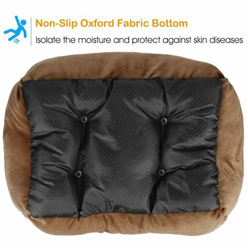 Warm Large Pet Dog Cat Bed Puppy Cushion House Soft Warm Kennel Mat Blanket  5 Sizes Dog Printed Comfortable In Autumn and Winter