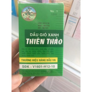 Dầu gió xanh Thiên Thảo 12ml