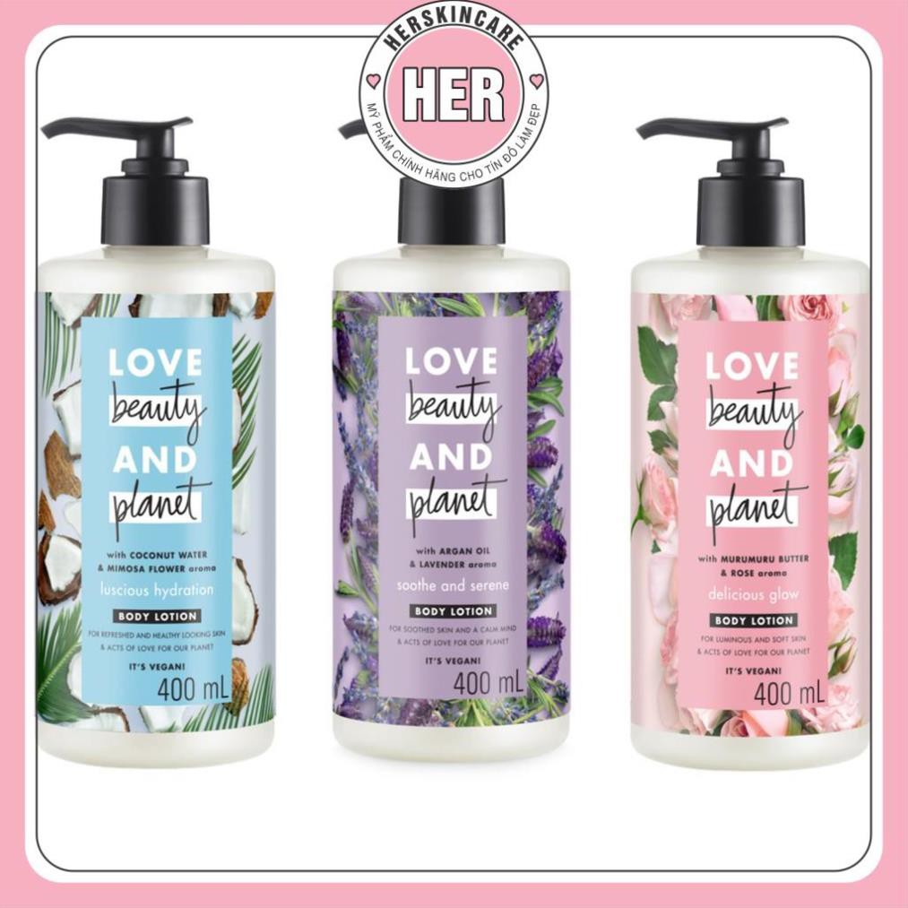 Sữa Dưỡng Thể Love Beauty And Planet Body Lotion 400ml