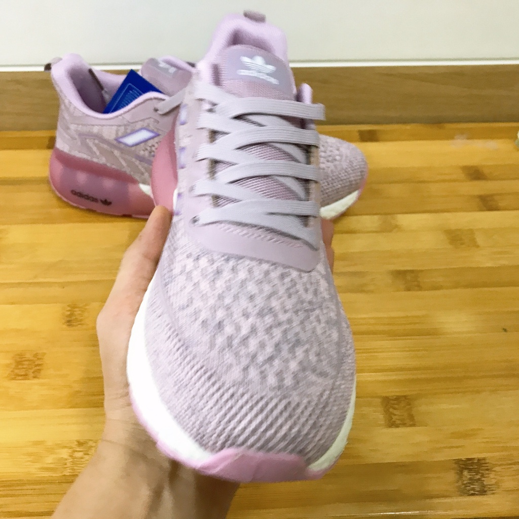 [KÈM HỘP và TẶNG TẤT] Giày thể thao sneaker nữ 𝑨 𝒅𝒊 𝒅𝒂𝒔 A153 Hồng tím, size 36-39. .