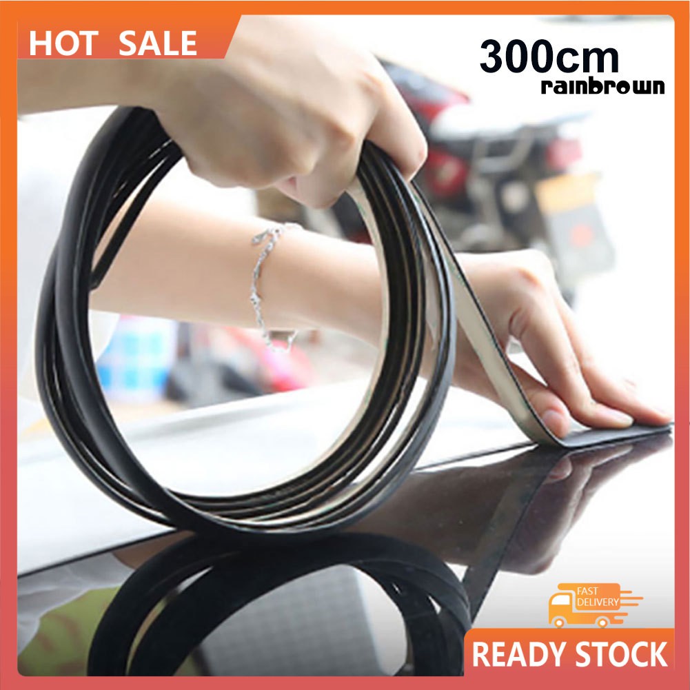 Dải Cao Su Bọc Kính Chắn Gió Cách Âm Chống Thấm Nước Kích Thước 300cm Dành Cho Xe Hơi