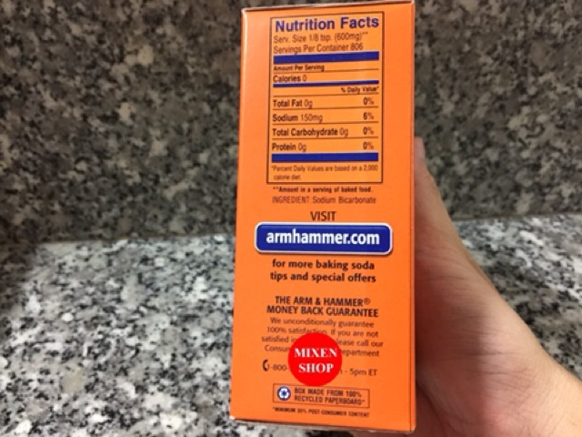 Bột Baking Soda 454g Arm & Hammer Mỹ