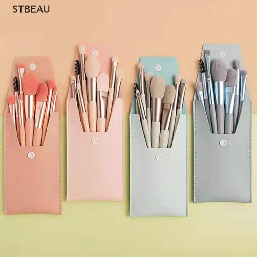 Set 8 Cọ Trang Điểm Phấn Mắt Mềm Mại Nhỏ Gọn Tiện Dụng