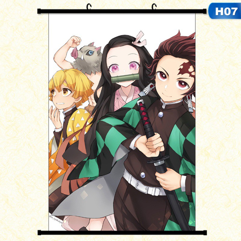 Áp phích Trang trí nội thất hình Anime xinh xắn