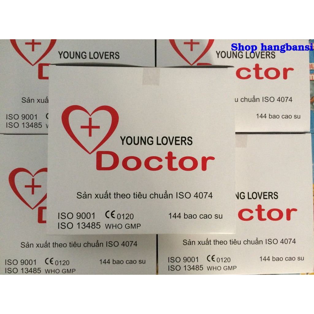 Bao cao su khách sạn gia đình Young lovers Doctor hộp 144 cái giá rẻ