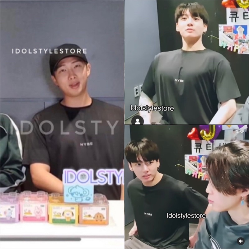 Áo phông Hybe của Namjoon và jungkook BTS