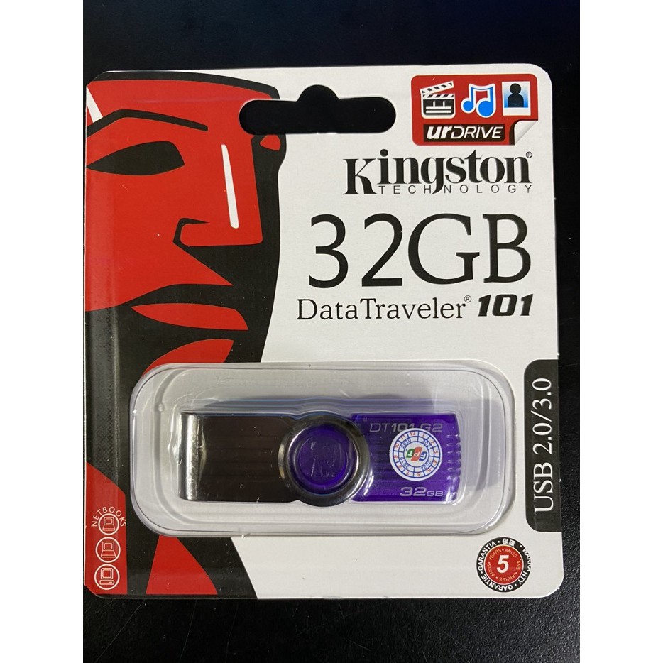 USB Kingston DT101 - 4GB 8GB 16GB 32GB 64GB