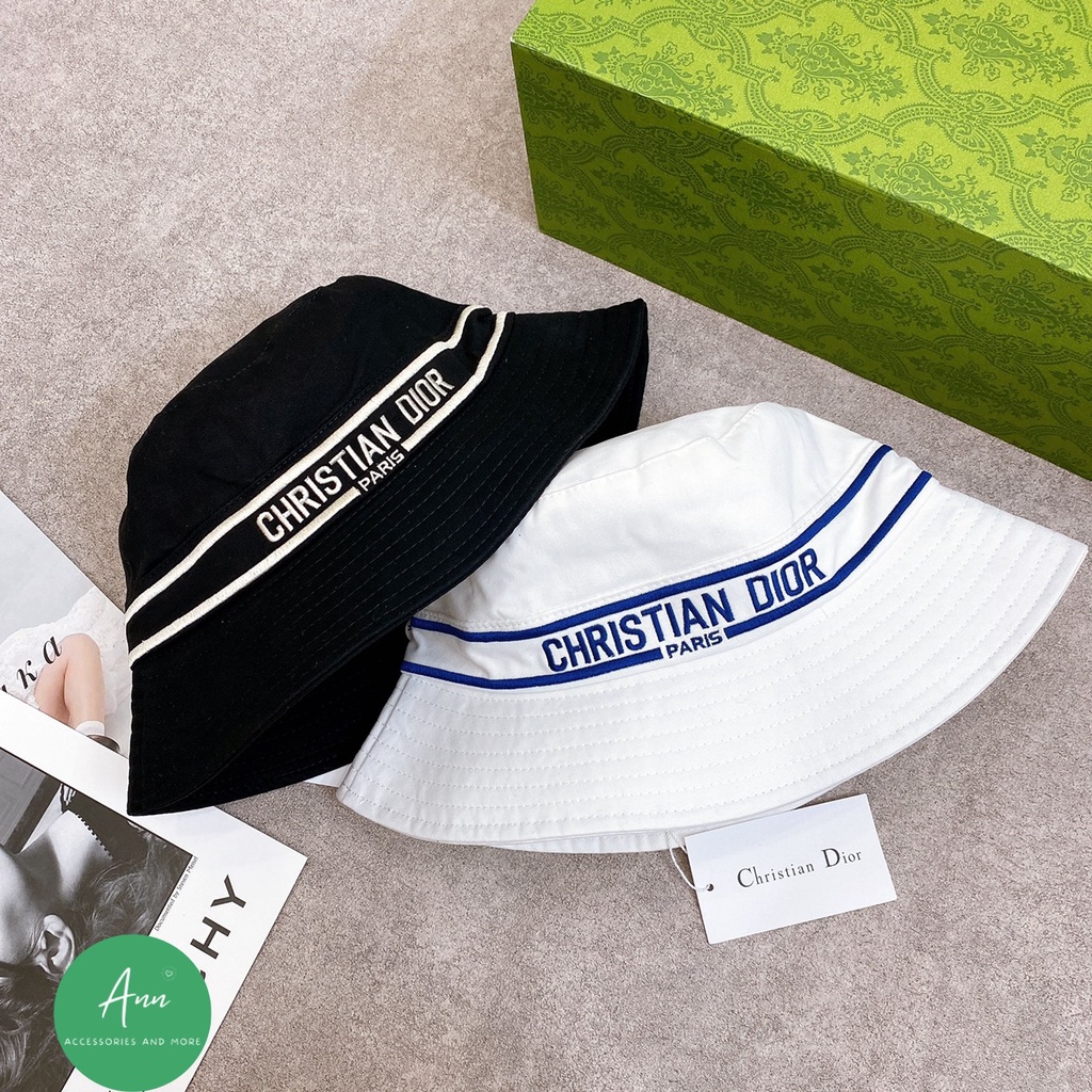 Mũ Bucket DIOR Thời Trang, Chất Liệu Vải Cotton Mềm,Phom Mũ Chuẩn Đẹp, Hàng Quảng Châu Loại 1 Full Tag