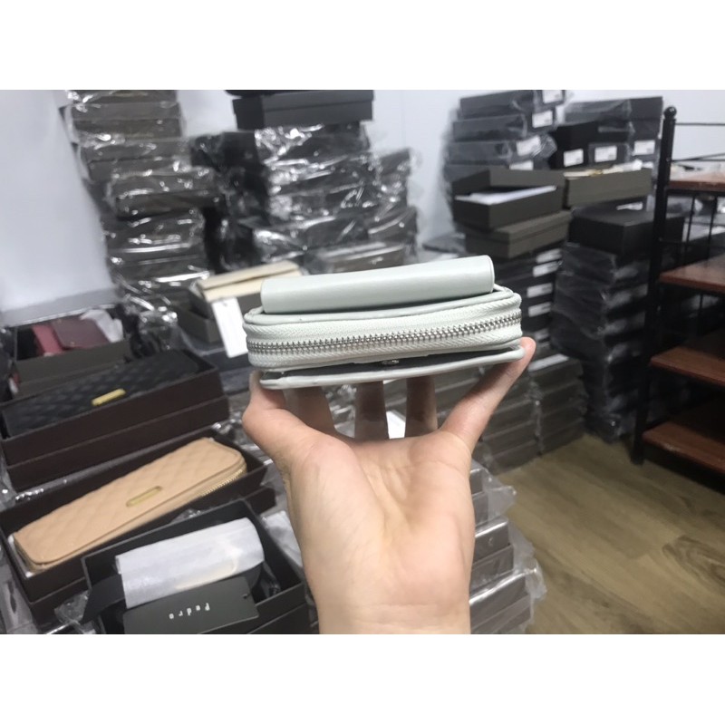 Ví Nữ  Có Hộp Front Flap Zip-Around Mini Wallet