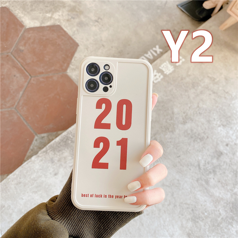 Ốp lưng silicon mềm thiết kế lịch 2021 độc đáo cho iPhone 12 11 Pro Max X Xs Max Xr 8 7 Plus 12 Mini | BigBuy360 - bigbuy360.vn