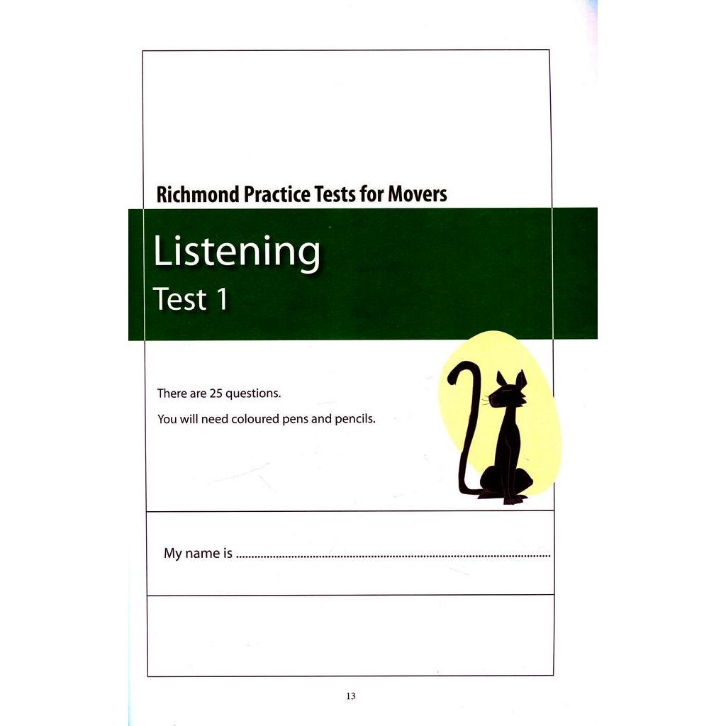 Sách Richmond Practice Tests Movers