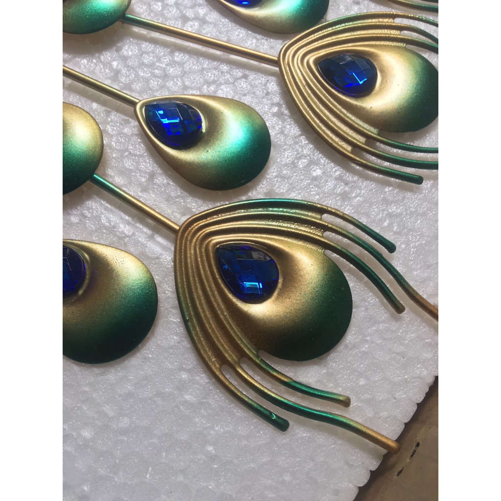 Đồng Hồ Treo Tường Con Công Trang Trí Phòng Khách Chính Hãng Bảo Hành 36 Tháng